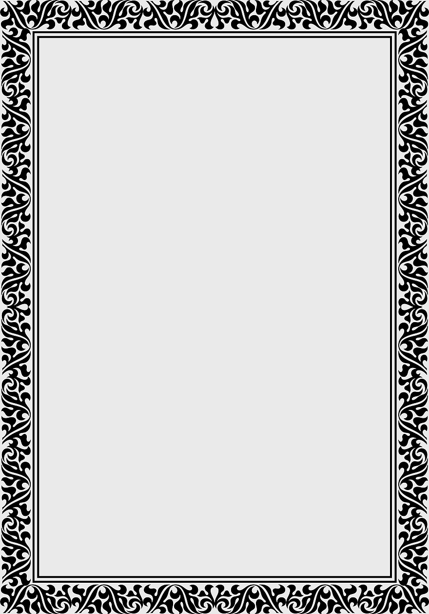 black border frame, monochrome decorative pattern, vintage botanical frame, trendy rectangle border, ornate floral border design, elegant monochrome frame, intricate black and white texture black border frame, monochrome decorative pattern, vintage botanical frame, trendy rectangle border, ornate floral border design, elegant monochrome frame, intricate black and white texture