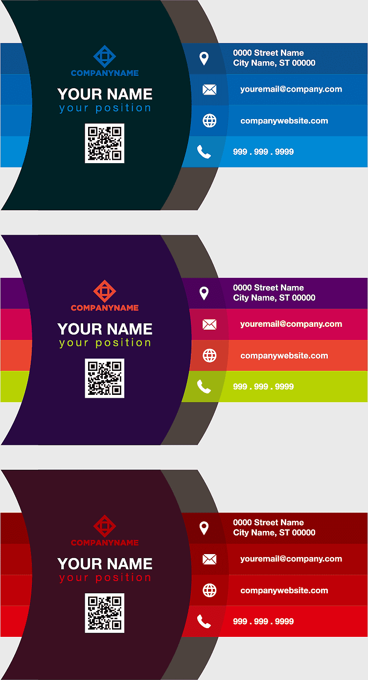 color gradient business card, Adobe Illustrator design, professional business card template, gradient color splash, corporate branding visuals, modern card layout, contact information display