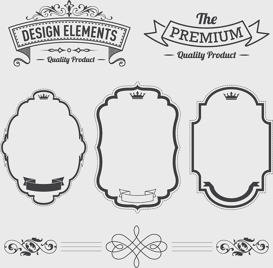 design elements label, premium quality product, assorted frames collage, vintage label frames, decorative frame borders, ornate label designs, retro product signage design elements label, premium quality product, assorted frames collage, vintage label frames, decorative frame borders, ornate label designs, retro product signage