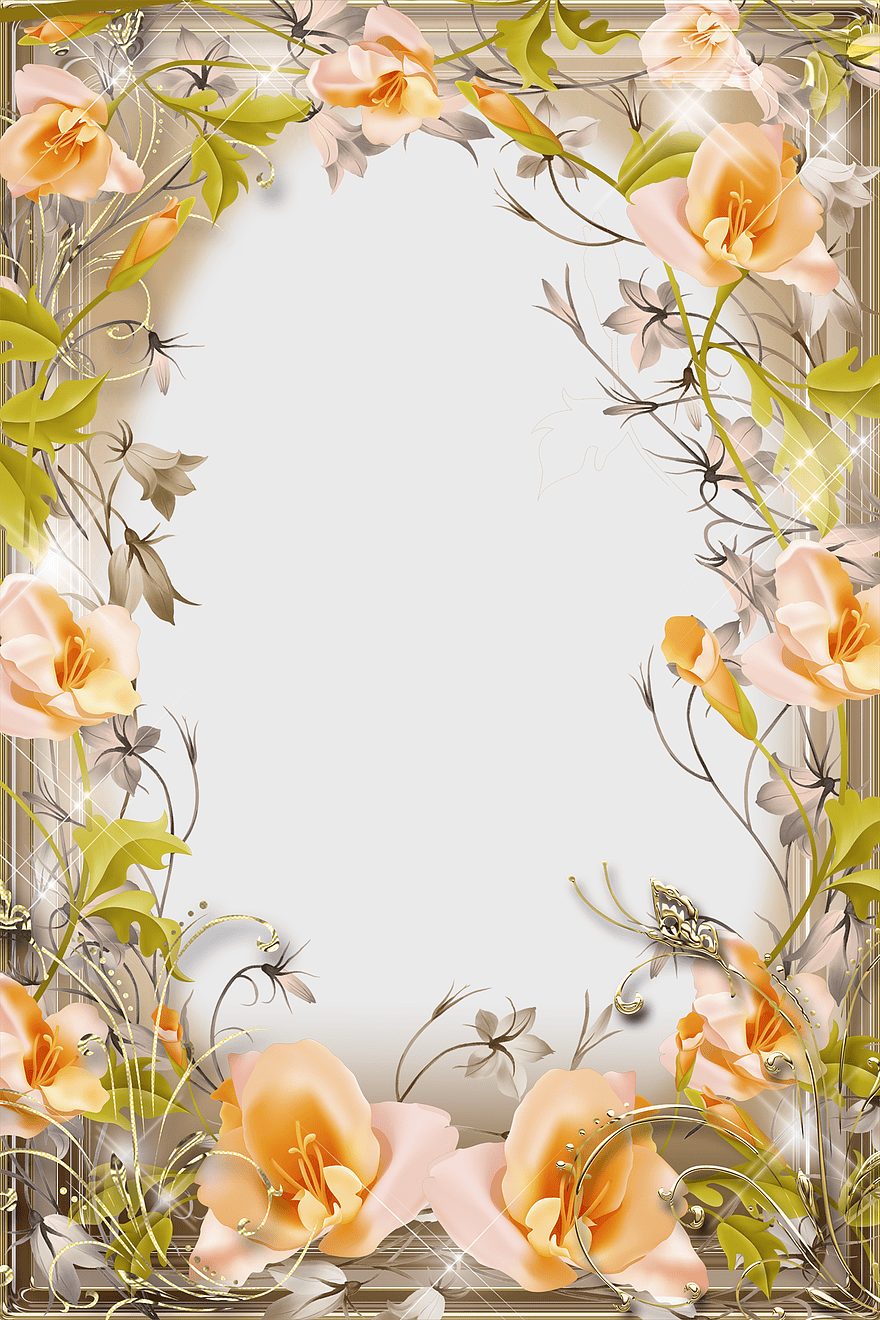 orange lily flower border frame, spring mood floral border, vintage golden frame illustration, peach petal flower arranging, floral border design concept, artistic garden rose frame, elegant botanical mood frame orange lily flower border frame, spring mood floral border, vintage golden frame illustration, peach petal flower arranging, floral border design concept, artistic garden rose frame, elegant botanical mood frame