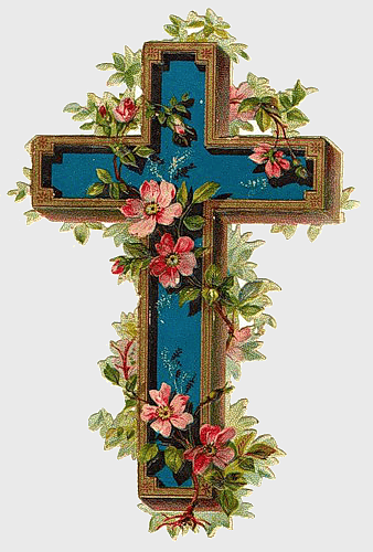 Christian cross floral design, Easter lily cross decoration, religious flower arranging, lilium crucifix art, vintage cross ornament, sacred floral symbol, divine cross embellishment