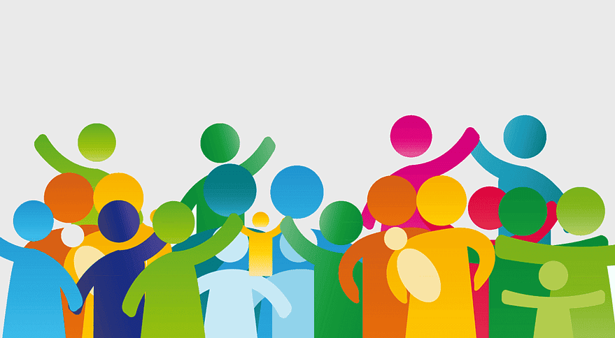 employee engagement illustration, community organization design, assorted-color people group, communication and collaboration, teamwork and unity, workplace diversity concept, social interaction visuals employee engagement illustration, community organization design, assorted-color people group, communication and collaboration, teamwork and unity, workplace diversity concept, social interaction visuals