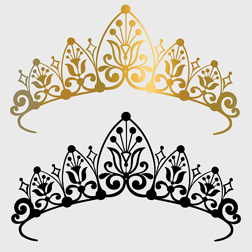 retro crown design, beautiful princess tiara, golden decorative patterns, two-color crown art, vintage royal emblem, elegant regal ornament, symmetrical crown illustration retro crown design, beautiful princess tiara, golden decorative patterns, two-color crown art, vintage royal emblem, elegant regal ornament, symmetrical crown illustration