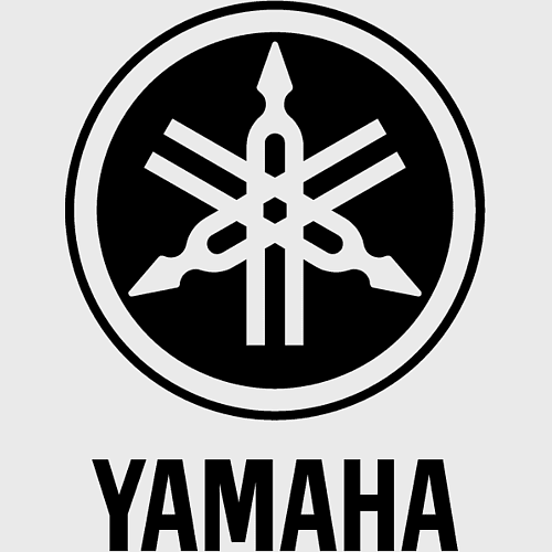 Yamaha Motor Company logo, Yamaha Corporation decal, motorcycle tuning fork symbol, black and white Yamaha emblem, motorbike brand sticker, corporate identity graphic, automotive logo design Yamaha Motor Company logo, Yamaha Corporation decal, motorcycle tuning fork symbol, black and white Yamaha emblem, motorbike brand sticker, corporate identity graphic, automotive logo design