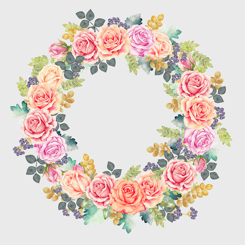 pink floral wreath illustration, watercolor flower arrangement, wedding floral decor, rose garland design, botanical art print, floral circle design, pastel flower composition pink floral wreath illustration, watercolor flower arrangement, wedding floral decor, rose garland design, botanical art print, floral circle design, pastel flower composition