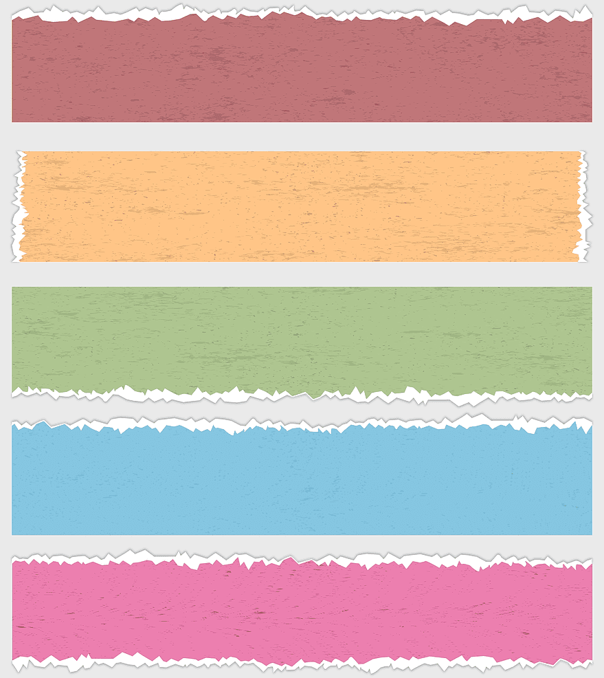 retro color notes, torn paper design, magenta and pink hues, decorative patterns, vintage texture elements, artistic paper strips, colorful banner layout, creative note paper retro color notes, torn paper design, magenta and pink hues, decorative patterns, vintage texture elements, artistic paper strips, colorful banner layout, creative note paper