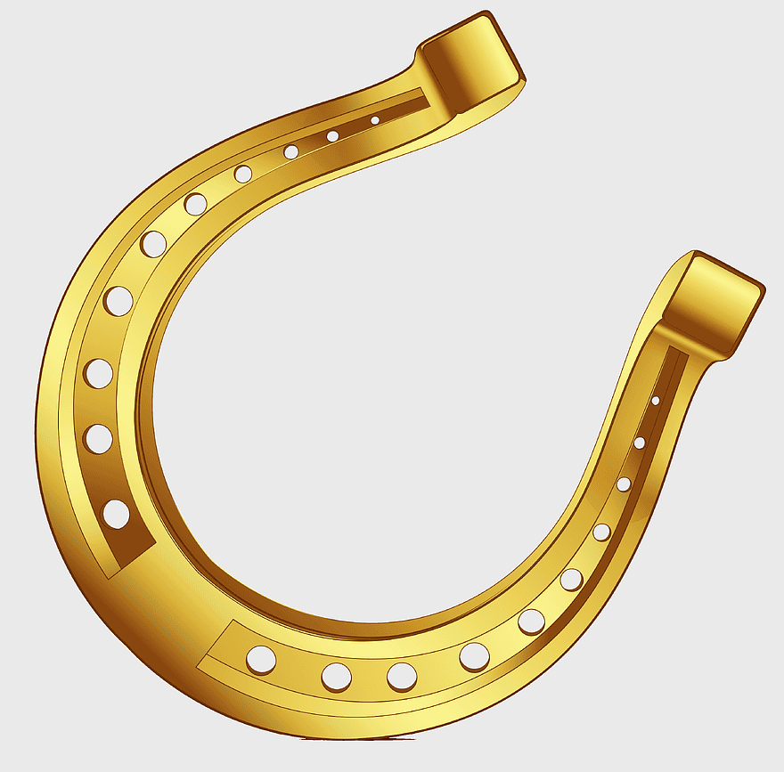 horseshoe jewelry, brass horseshoe, yellow metal horseshoe, horse-related accessories, equestrian decor, lucky charm symbol, vintage horse equipment