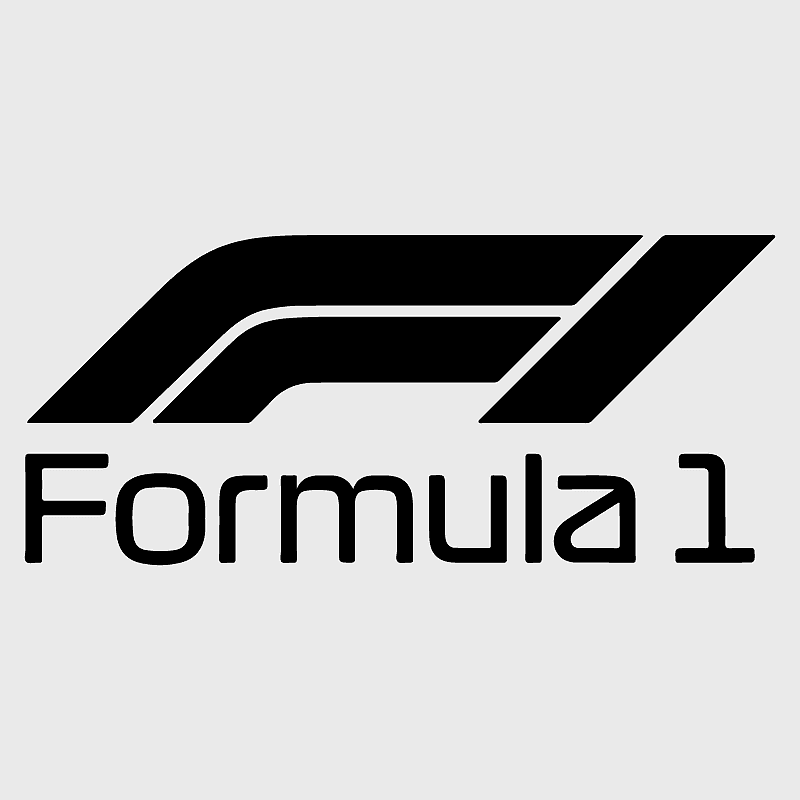 McLaren Formula Two logo, F1 Abu Dhabi Grand Prix, motorsport racing decal, Liberty Media Corporation brand, racing car emblem design, high-performance auto sport branding, F1 championship event graphics