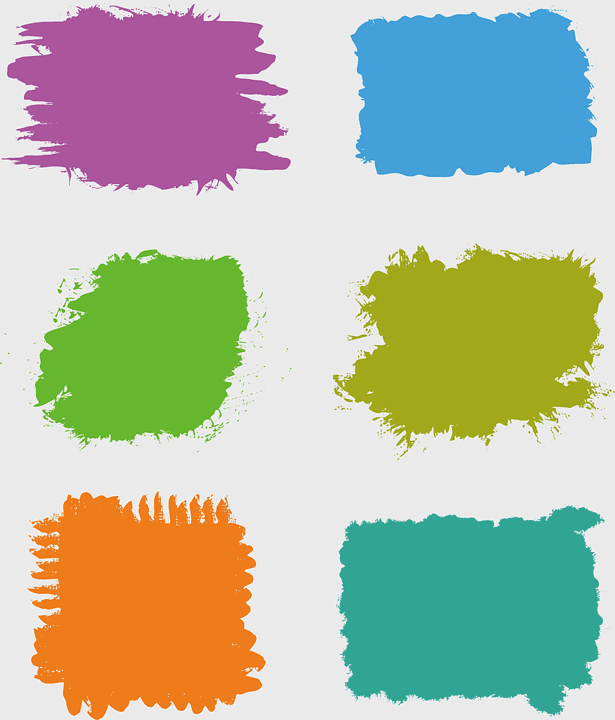 colorful brush strokes, multicolor painting brushes, paint splatter design, assorted-color brushwork, abstract art elements, vibrant paint textures, artistic brush techniques