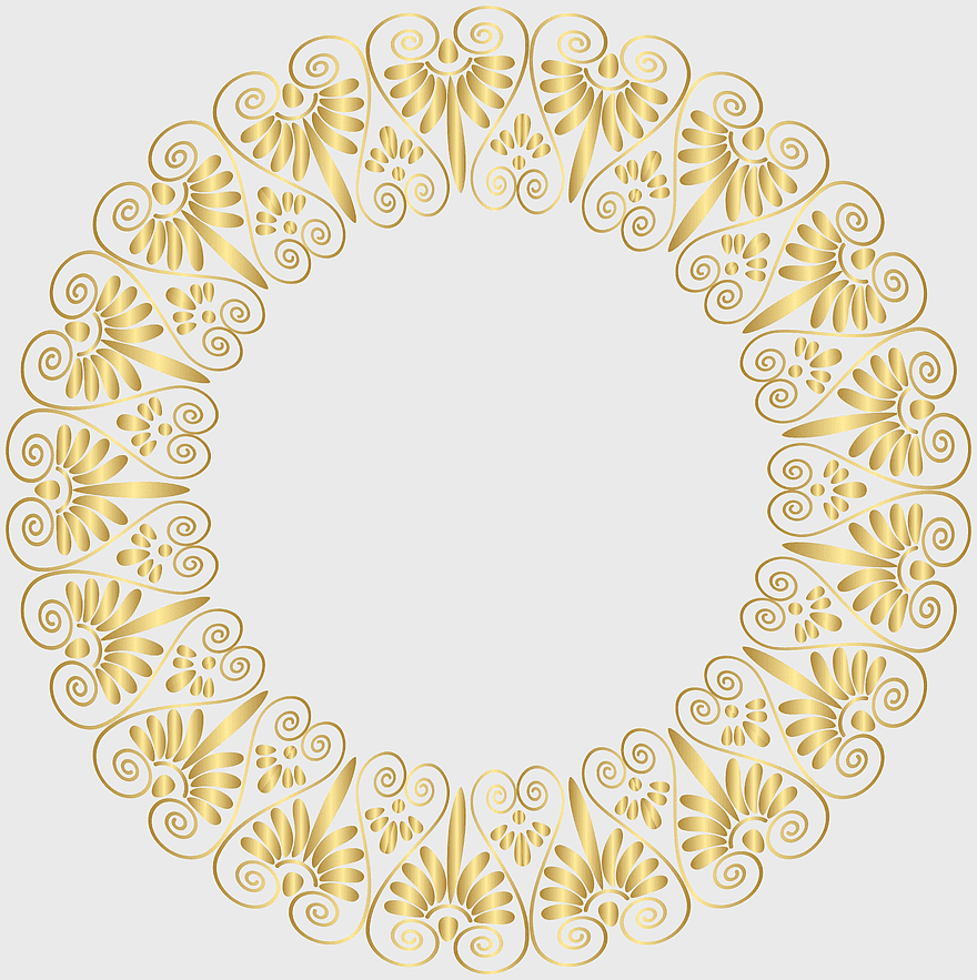 yellow flower border frame, gold decorative elements, raster graphics design, computer file art, ornate circular frame, elegant floral pattern, vintage border illustration yellow flower border frame, gold decorative elements, raster graphics design, computer file art, ornate circular frame, elegant floral pattern, vintage border illustration