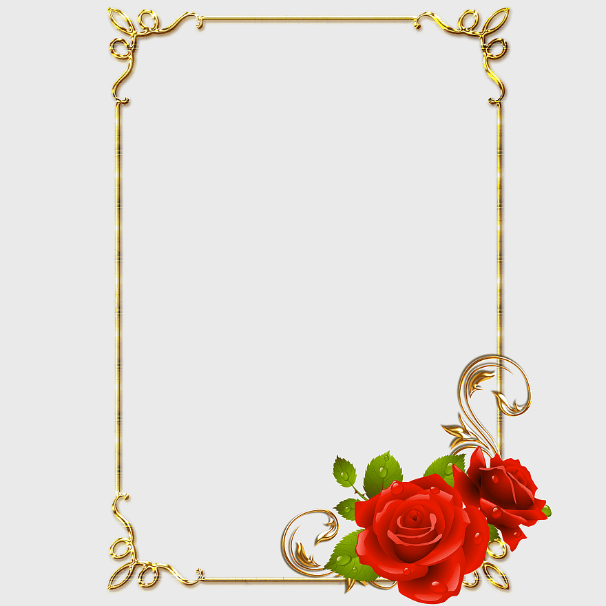 aqua frame borders, floral design frames, decorative arts borders, digital frame with roses, ornate gold frame, elegant floral border, vintage frame