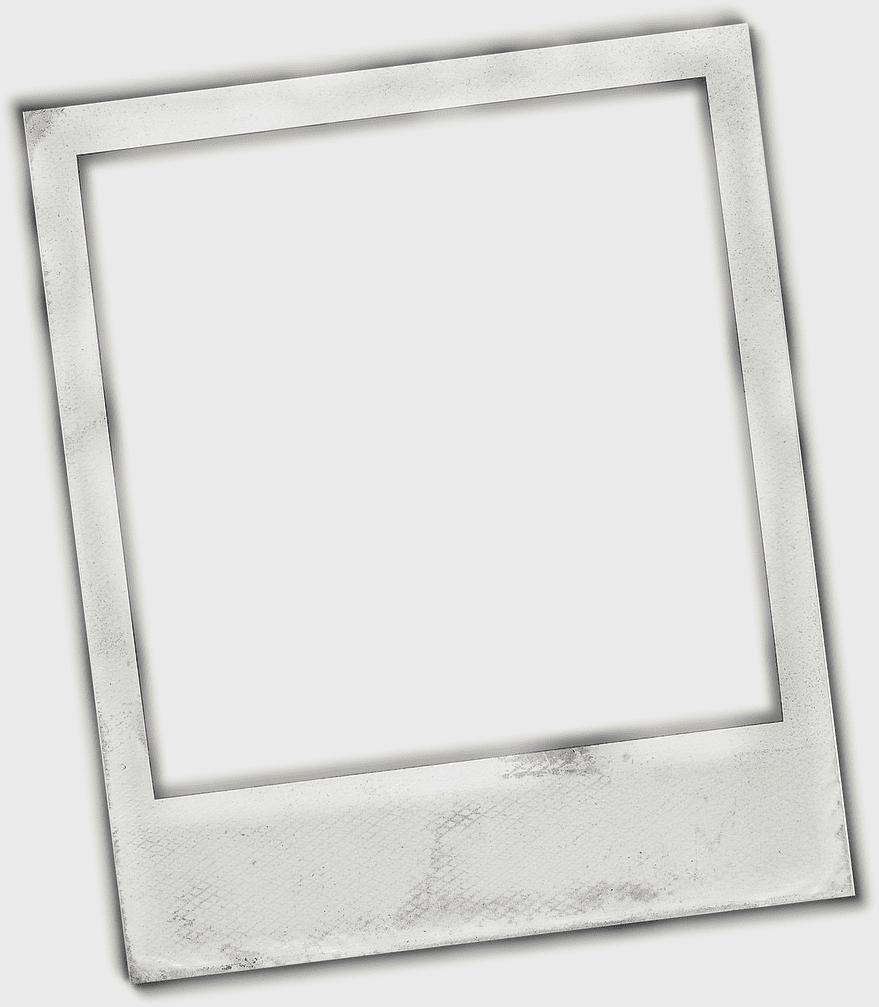 gray Polaroid frame, instant film border, decorative gray frame, Polaroid Corporation design, vintage frame, minimalist art border, empty frame