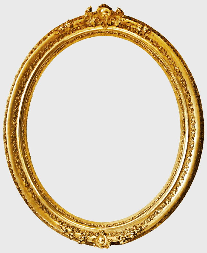 gold oval frame, vintage gold mirror, gilded ornamental frame, brass decorative art, antique gold jewelry, ornate circle border, elegant holder