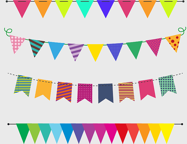 assorted-color banderitas, holiday party bunting, birthday party decoration, decorative ornaments, festive triangle flags, colorful party banners, celebration garlands assorted-color banderitas, holiday party bunting, birthday party decoration, decorative ornaments, festive triangle flags, colorful party banners, celebration garlands
