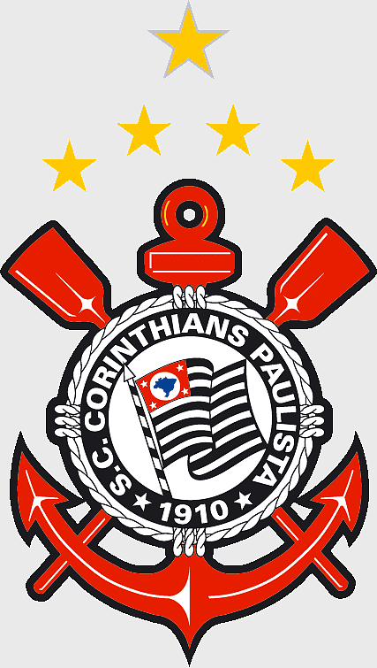 Corinthians Paulista emblem, Campeonato Brasileiro Série A logo, Corinthians Arena symbol, Brazilian football team logo, sports club crest, championship badge, sports association insignia