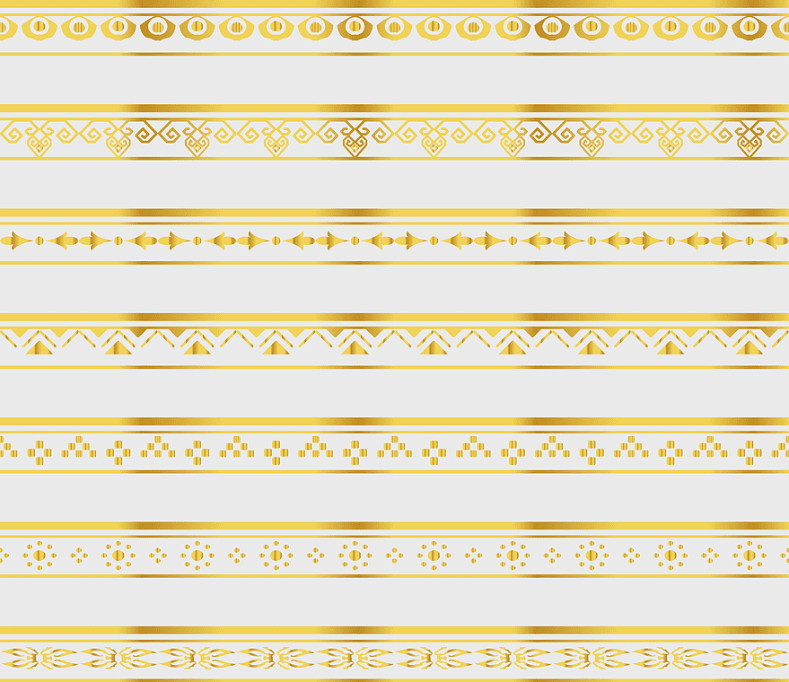 gold lace border, delicate gold pattern, gold ribbon design, islamic geometric motifs, ornate gold trim, elegant decorative borders, vintage gold embellishments