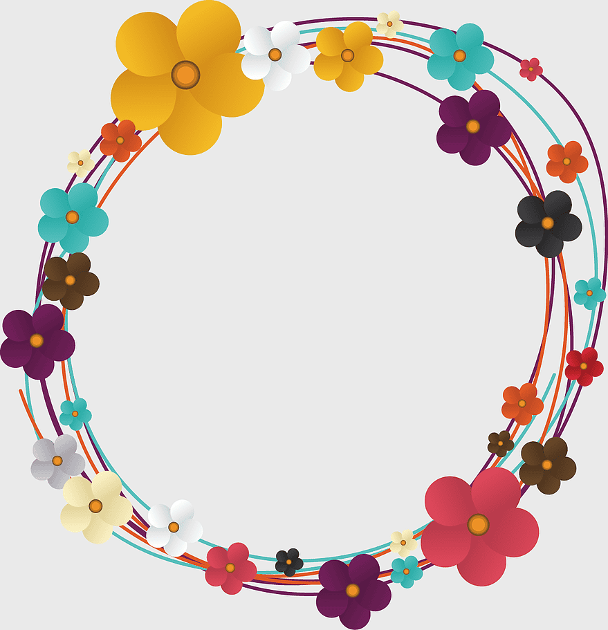 colorful flower circle, assorted-color flowers illustration, floral elements design, watercolor flower pattern, vibrant floral wreath, decorative floral border, circular floral arrangement colorful flower circle, assorted-color flowers illustration, floral elements design, watercolor flower pattern, vibrant floral wreath, decorative floral border, circular floral arrangement