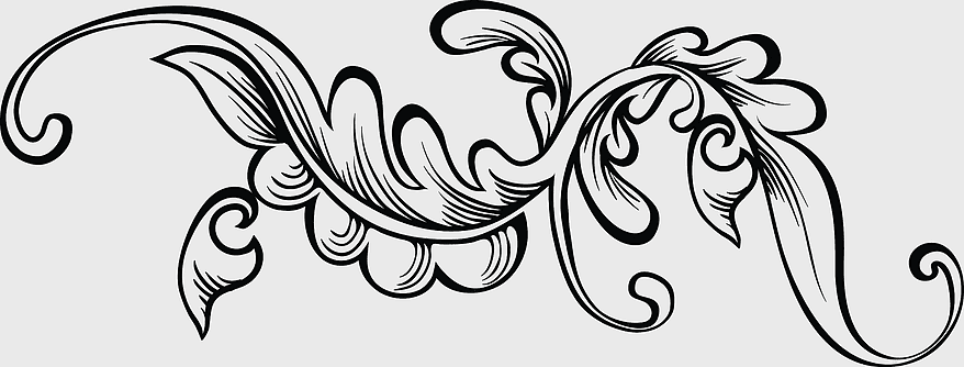 ornament frames, monochrome artwork, line art decoration, stencil design, floral vine motifs, vintage swirl patterns, decorative scroll elements
