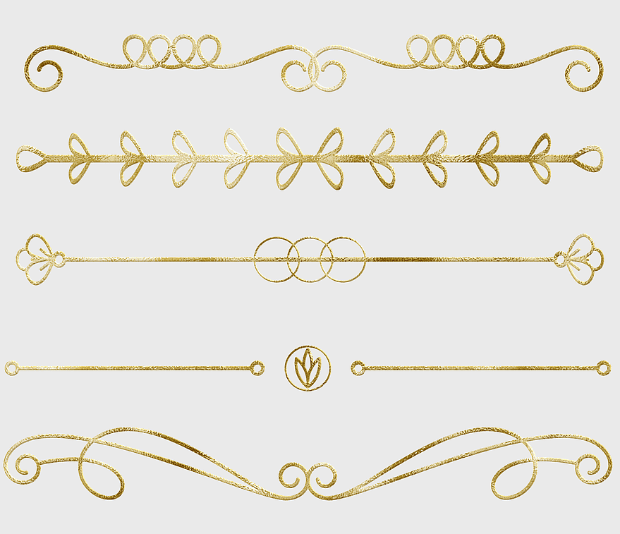 Gold dividers, line art dividers, decorative gold lines, elegant line art, ornamental borders, artistic dividers, vintage embellishments, png Gold dividers, line art dividers, decorative gold lines, elegant line art, ornamental borders, artistic dividers, vintage embellishments, png