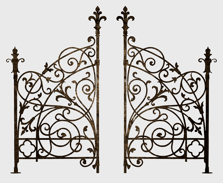 wrought iron gate, metal fence design, decorative ironwork, vintage gate, ornate metalwork, antique fencing, intricate gate patterns wrought iron gate, metal fence design, decorative ironwork, vintage gate, ornate metalwork, antique fencing, intricate gate patterns