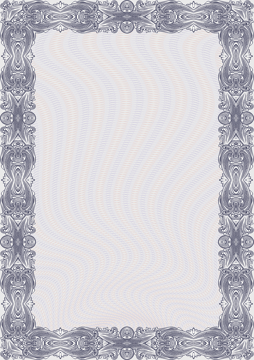 guilloche certificate frame, diploma background design, ornate certificate border, decorative diploma frame, vintage frame patterns, elegant document borders, security pattern designs, png