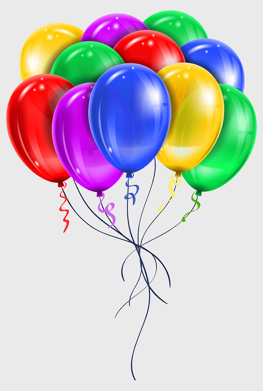 Multi Color Balloons, assorted-color balloon lot, party Supply, Color Balloons, festive decoration, celebration props, helium-filled cluster