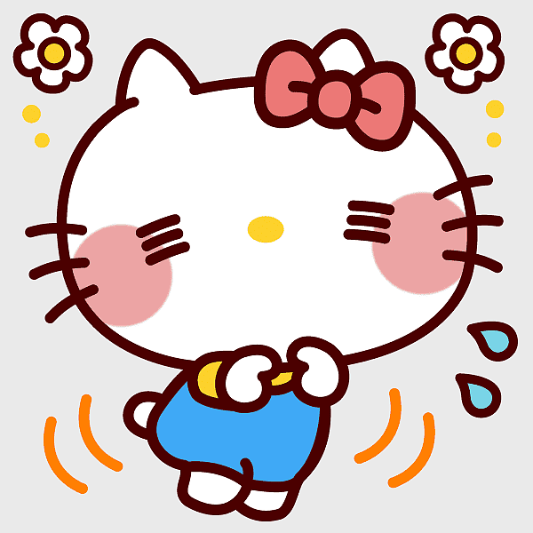 Hello Kitty sticker, Sanrio character art, cartoon demarcation line, My Melody tags, cute animal illustration, playful character design, kawaii style graphics Hello Kitty sticker, Sanrio character art, cartoon demarcation line, My Melody tags, cute animal illustration, playful character design, kawaii style graphics