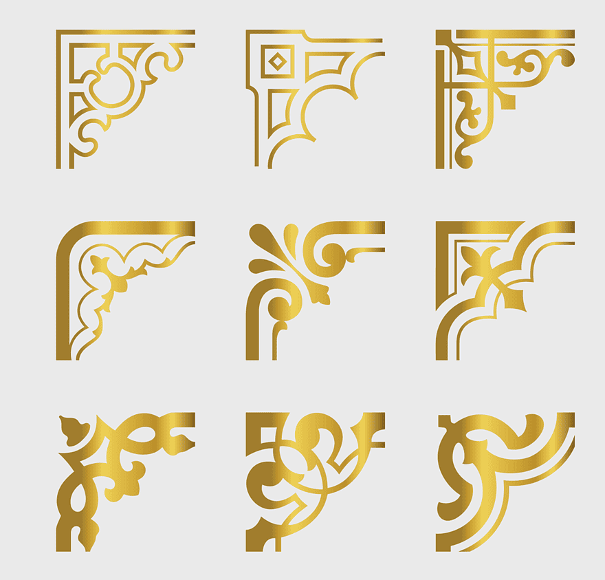 golden corner ornaments, gold decorative elements, ornate corner designs, vintage corner accents, elegant frame embellishments, intricate border details, classic design motifs, png golden corner ornaments, gold decorative elements, ornate corner designs, vintage corner accents, elegant frame embellishments, intricate border details, classic design motifs, png