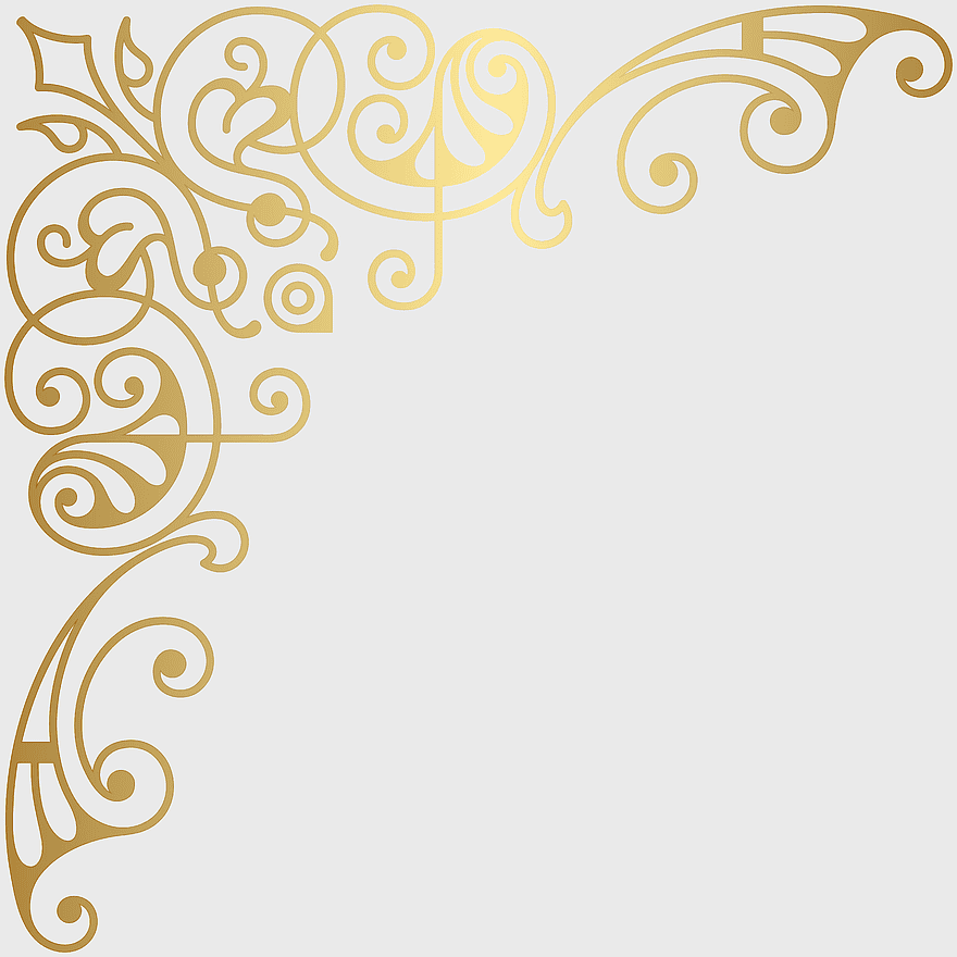 gold decorative illustration, gold ornamental design, metallic floral frame, acanthus leaf motif, vintage corner embellishment, elegant swirl pattern, luxury border art gold decorative illustration, gold ornamental design, metallic floral frame, acanthus leaf motif, vintage corner embellishment, elegant swirl pattern, luxury border art