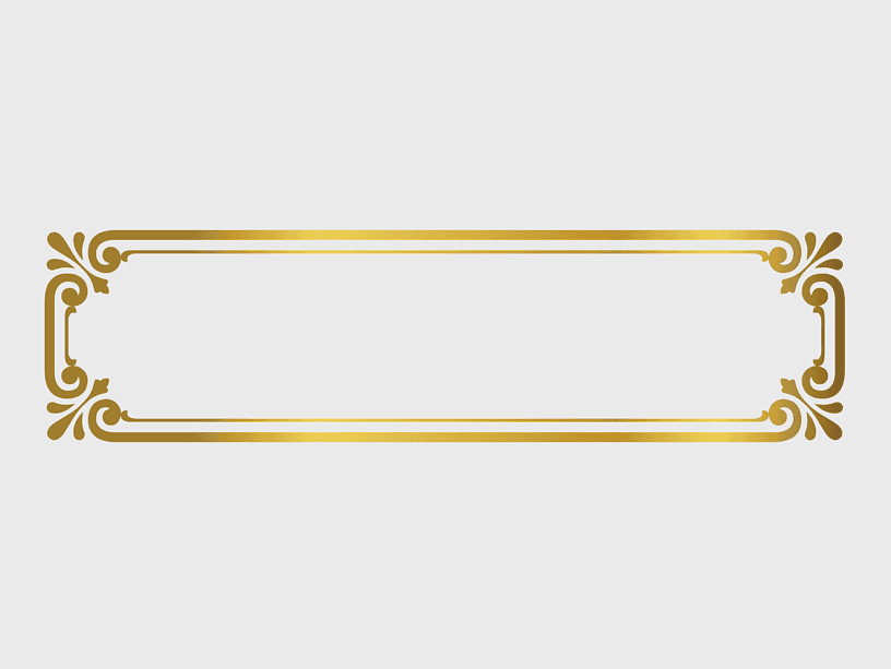 gold frame design, gold frame border, gold frame decoration, gold frame element, ornate gold frame, decorative gold border, vintage gold frame
