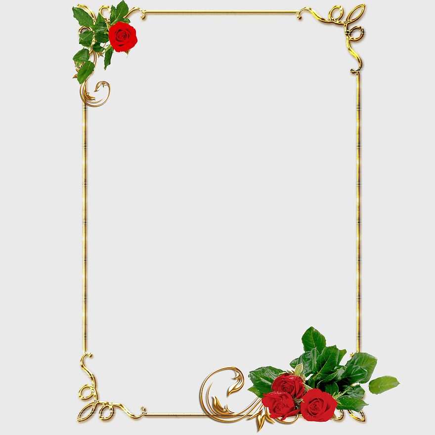 Rosa gallica frame, gold floral border, red rose illustration, decorative frame, vintage frame design, ornate border art, elegant floral ornament Rosa gallica frame, gold floral border, red rose illustration, decorative frame, vintage frame design, ornate border art, elegant floral ornament