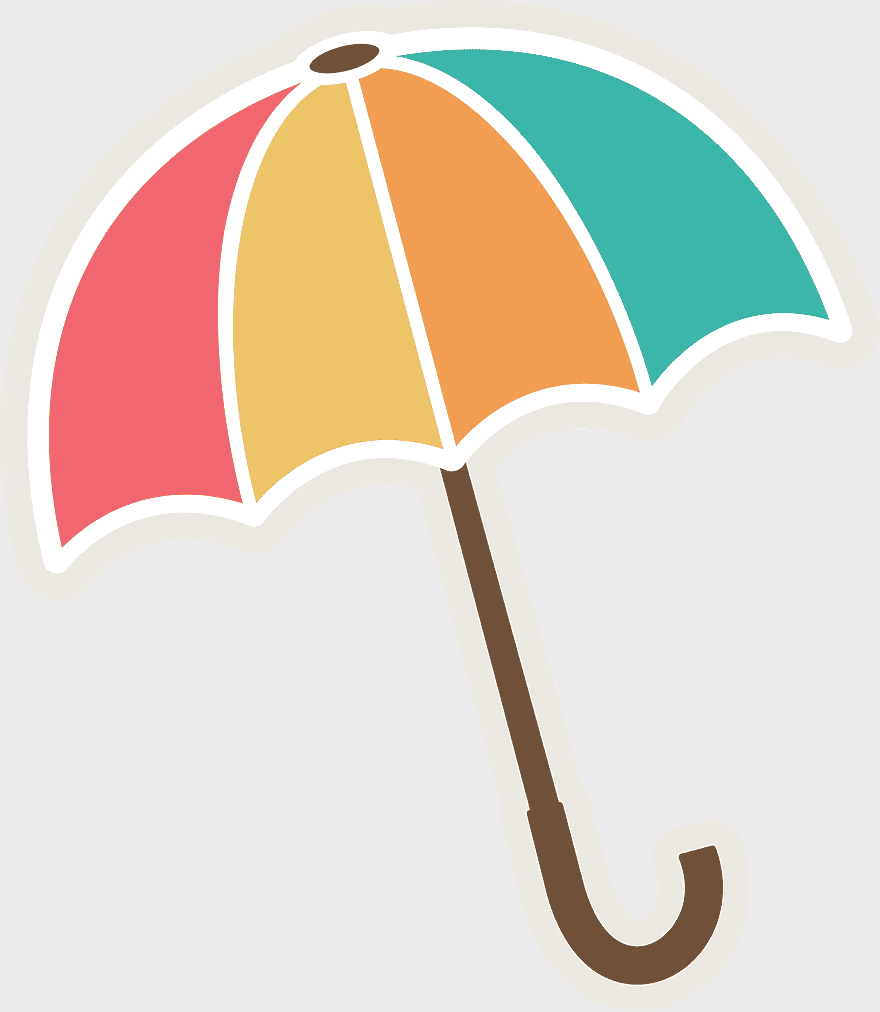 umbrella cartoon, digital scrapbooking umbrella, colorful umbrella drawing, umbrella fashion accessory, vintage umbrella illustration, whimsical umbrella design, umbrella
