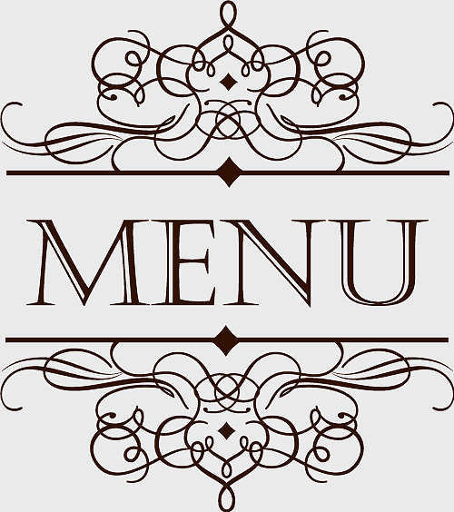 European-style lace menu, monochrome wine list design, ornamental border texture, vintage cafe restaurant logo, intricate lace pattern, elegant menu illustration, classic European decor European-style lace menu, monochrome wine list design, ornamental border texture, vintage cafe restaurant logo, intricate lace pattern, elegant menu illustration, classic European decor