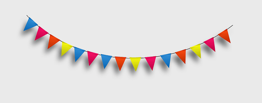 colorful festival flags, pull color festival banner, color splash decorations, festive triangle flags, party garland design, vibrant event decor, holiday string flags
