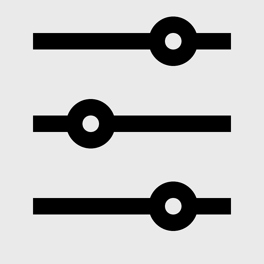 angle filter icon, black line symbol, rectangle sorting algorithm, hardware accessory filter, toggle switch design, minimalist icon set, digital interface elements