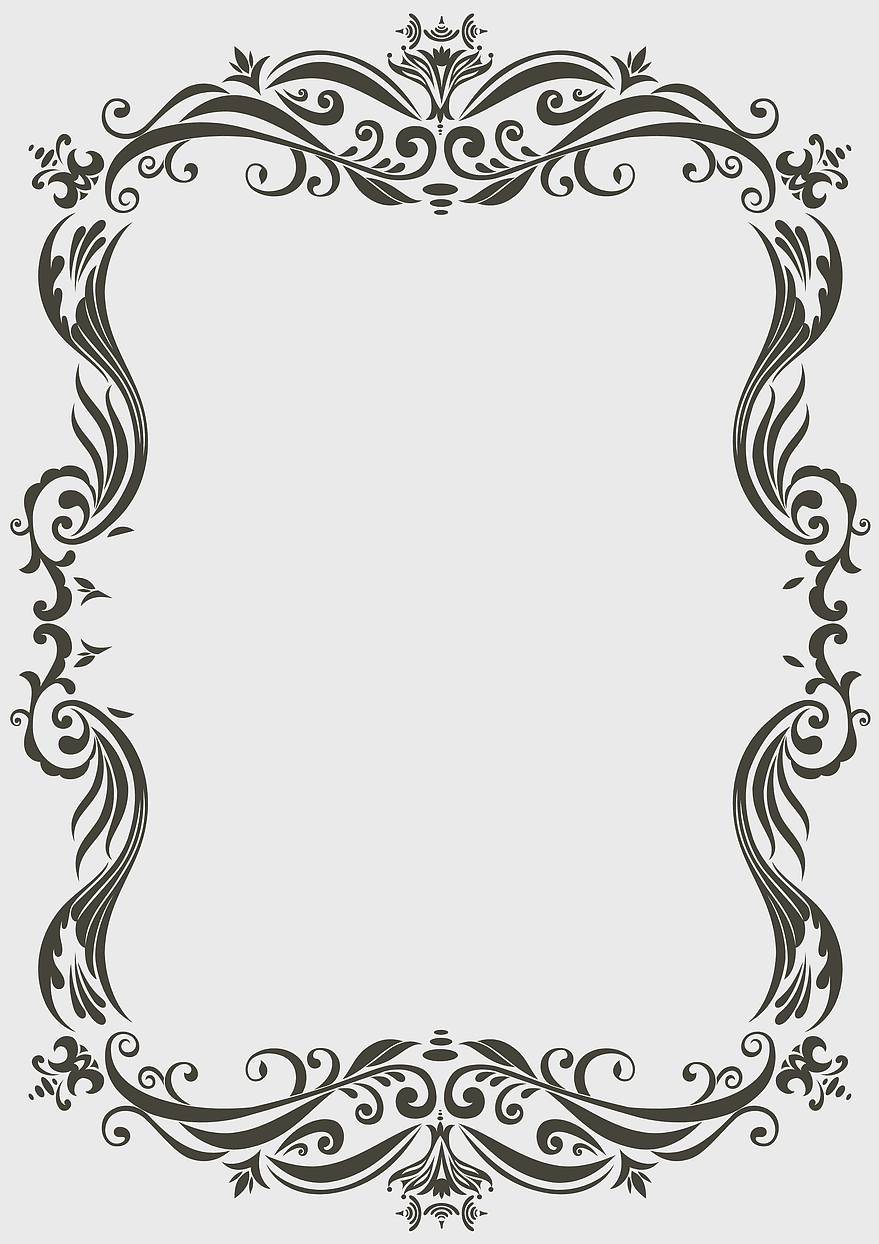 mirror frame illustration, decorative arts ornament, monochrome symmetry design, black and white line art, floral border patterns, vintage frame motifs, ornamental frame elements mirror frame illustration, decorative arts ornament, monochrome symmetry design, black and white line art, floral border patterns, vintage frame motifs, ornamental frame elements