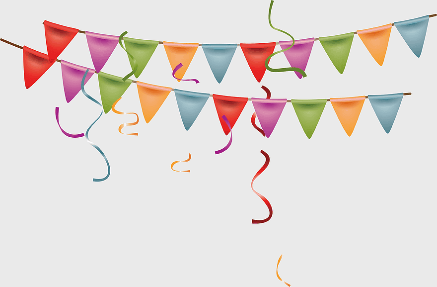 assorted-color bunting, happy Birthday To You banner, triangular flag garland, party ribbons, festive decoration, celebration streamers, colorful party flags assorted-color bunting, happy Birthday To You banner, triangular flag garland, party ribbons, festive decoration, celebration streamers, colorful party flags