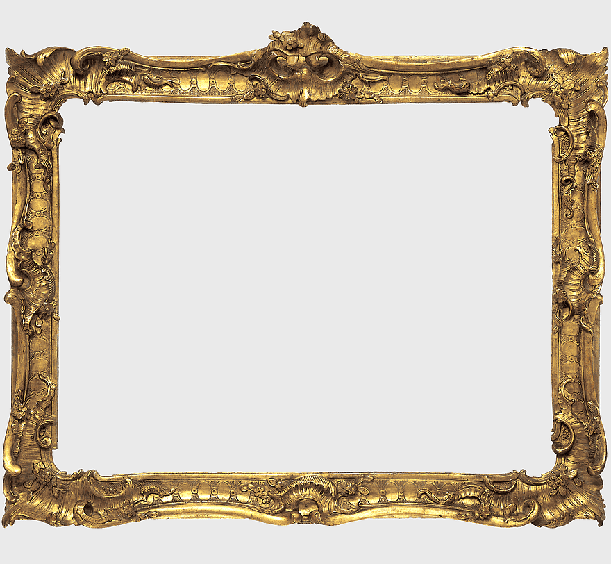 Baroque frame, gilded rectangle, classical antiquity mirror, rennaissance brass, ornate frame, antique decorative border, elegant vintage frame art