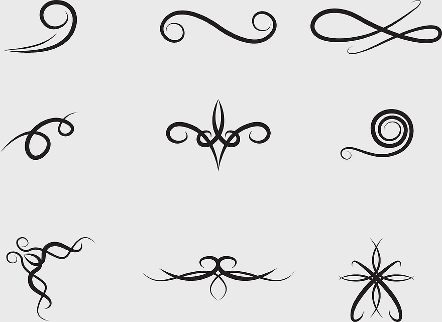 Feminine Curlicues, Elegant Swirls, Decorative Flourishes, Ornate Scrollwork, Artistic Flourish Designs, Vintage Scroll Patterns, Intricate Line Art, png Feminine Curlicues, Elegant Swirls, Decorative Flourishes, Ornate Scrollwork, Artistic Flourish Designs, Vintage Scroll Patterns, Intricate Line Art, png