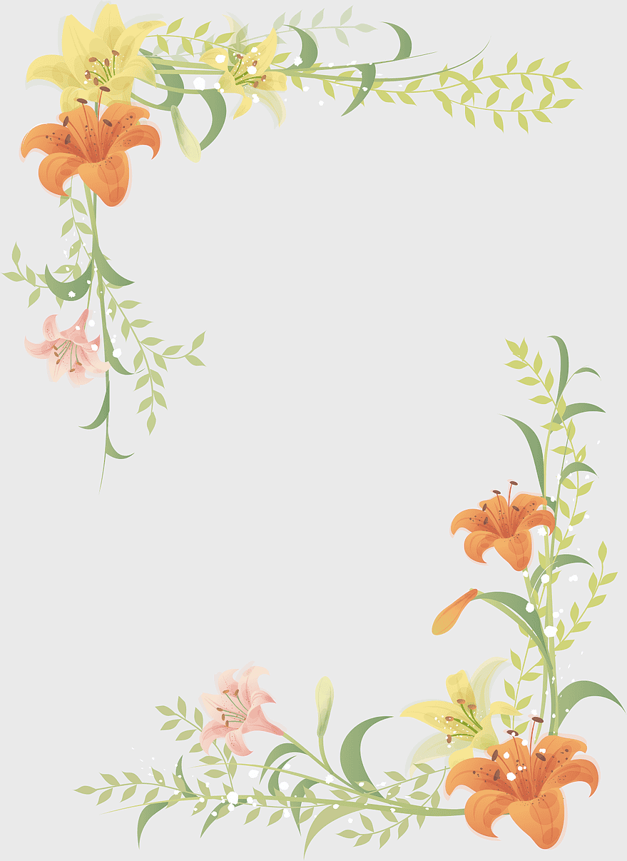 orange flower illustration, floral design frame, hand-painted flower border, watercolor painting, botanical illustration, decorative floral elements, nature-inspired art orange flower illustration, floral design frame, hand-painted flower border, watercolor painting, botanical illustration, decorative floral elements, nature-inspired art