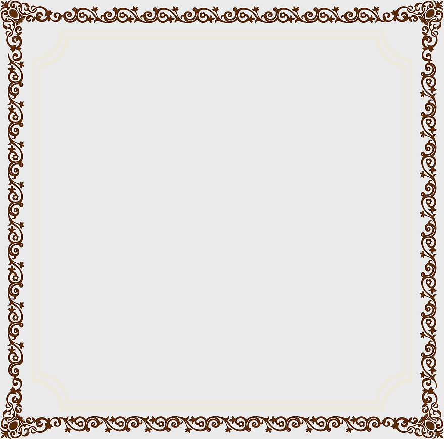Islamic floral frame, Quranic design, vintage border, retro symmetry, ornate decoration, religious art, traditional pattern