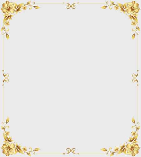gold frame material, ornate gold border, floral pattern decoration, vintage certificate frame, elegant wedding invitation design, antique baroque illustration, classic scroll art element gold frame material, ornate gold border, floral pattern decoration, vintage certificate frame, elegant wedding invitation design, antique baroque illustration, classic scroll art element