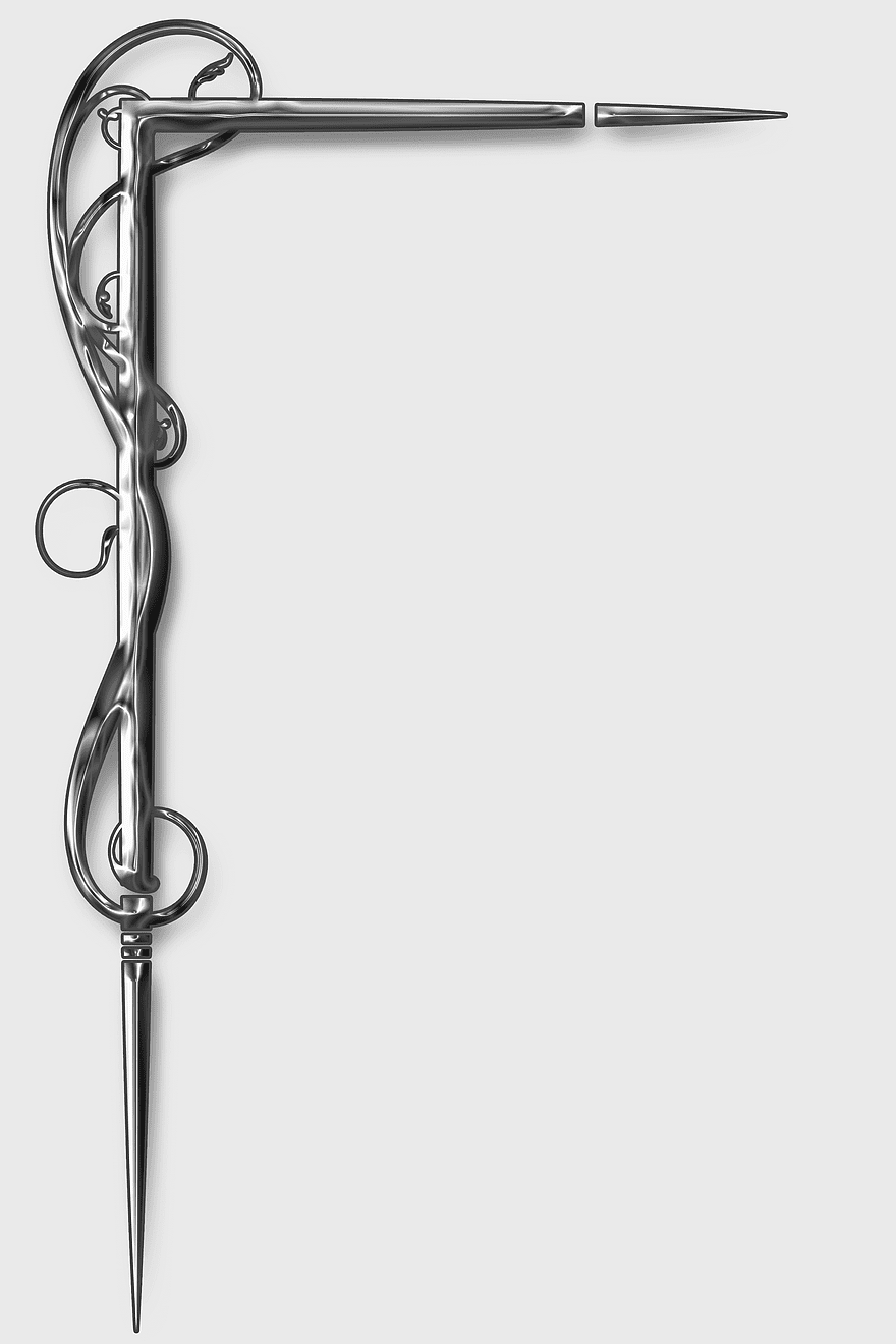 Victorian corner frame, Art Deco border design, decorative corner element, vintage frame corner, ornate corner accents, embellished border details, elegant corner decor, png