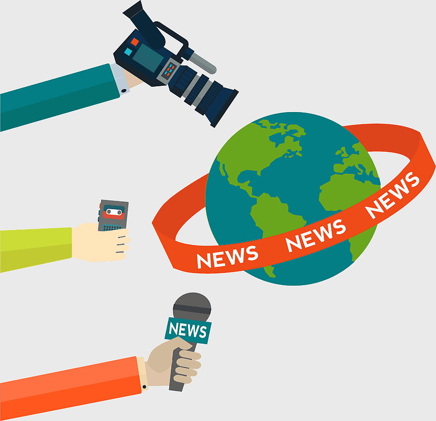 Global News Anchor, Information Journalist Illustration, Happy New Year 2018 News, Multicolored World News Earth Globe, Journalism Reporting Tools, News Media Technology Devices, International News Conference Elements Global News Anchor, Information Journalist Illustration, Happy New Year 2018 News, Multicolored World News Earth Globe, Journalism Reporting Tools, News Media Technology Devices, International News Conference Elements