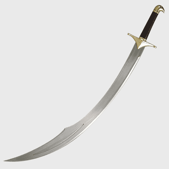 Scimitar Sword, Shamshir blade, Cutlass weapon, Katana sword, medieval combat weapon, curved sword design, historical sword types