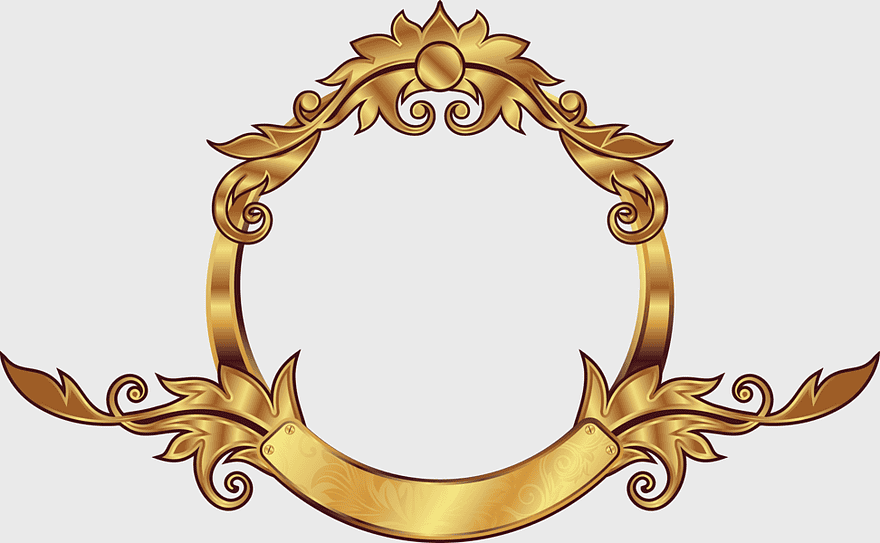 brown leaf frame, gold decorative banner, brass advertising frame, ornate flag emblem, vintage embellishment design, elegant torn scroll, royal ornament border brown leaf frame, gold decorative banner, brass advertising frame, ornate flag emblem, vintage embellishment design, elegant torn scroll, royal ornament border