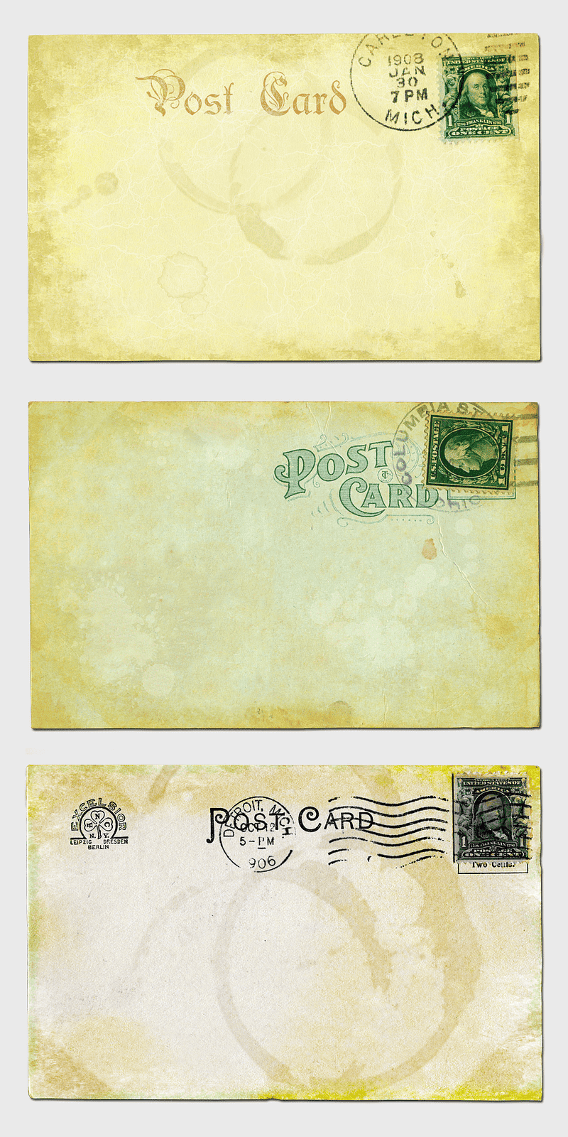 vintage post cards, scrapbooking paper products, shabby chic envelopes, postcard textures, antique stationery, retro correspondence art, ephemera design elements