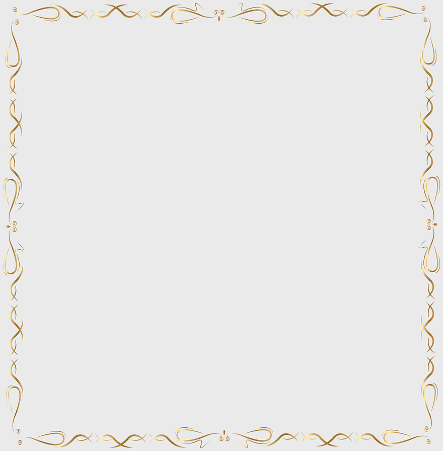 golden frame template, wedding anniversary border, decorative arts rectangle, gold border frames, ornate frame design, elegant border art, vintage frame style