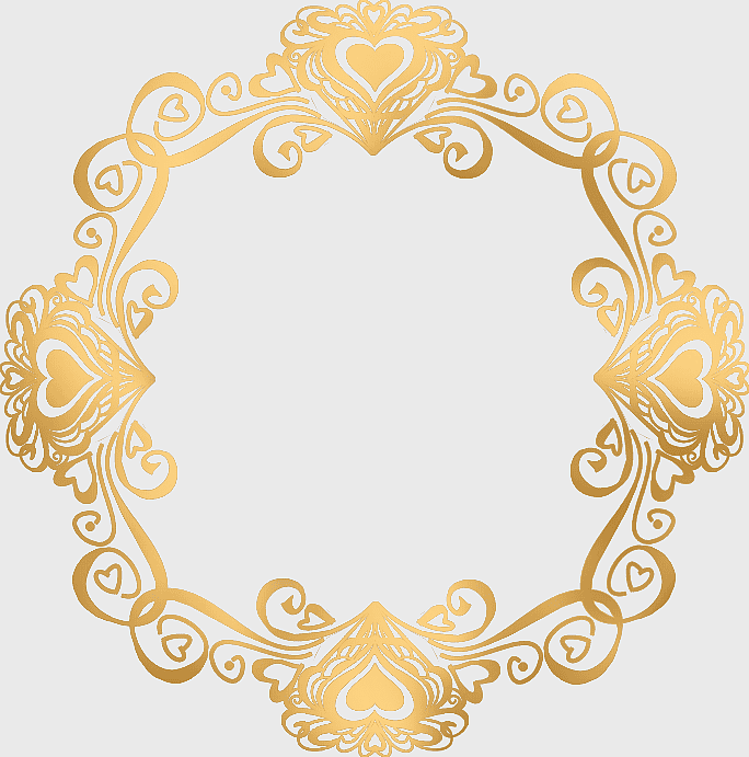 golden round frame, circle frame design, symmetry in borders, gold flower pattern, ornate frame art, decorative swirls, vintage heart motifs golden round frame, circle frame design, symmetry in borders, gold flower pattern, ornate frame art, decorative swirls, vintage heart motifs