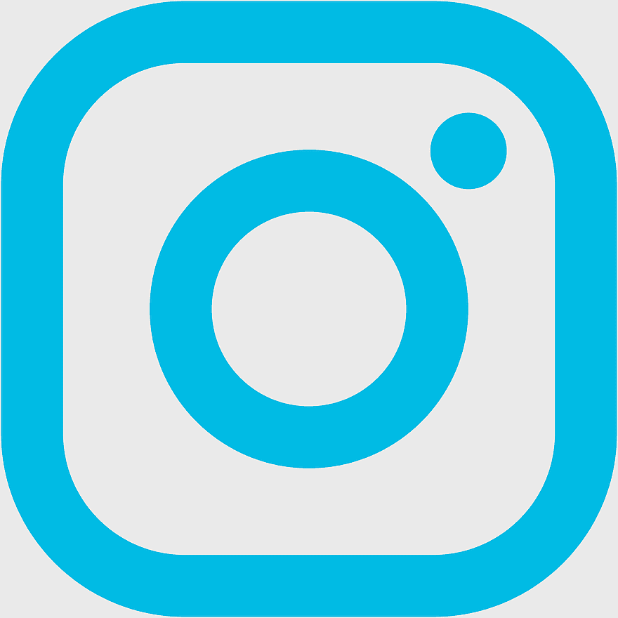 Instagram logo design, blue social media icon, internet branding symbol, aqua digital marketing logo, online community emblem, visual communication platform, interactive user interface